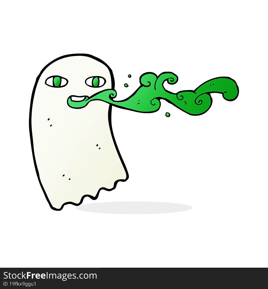 cartoon gross ghost