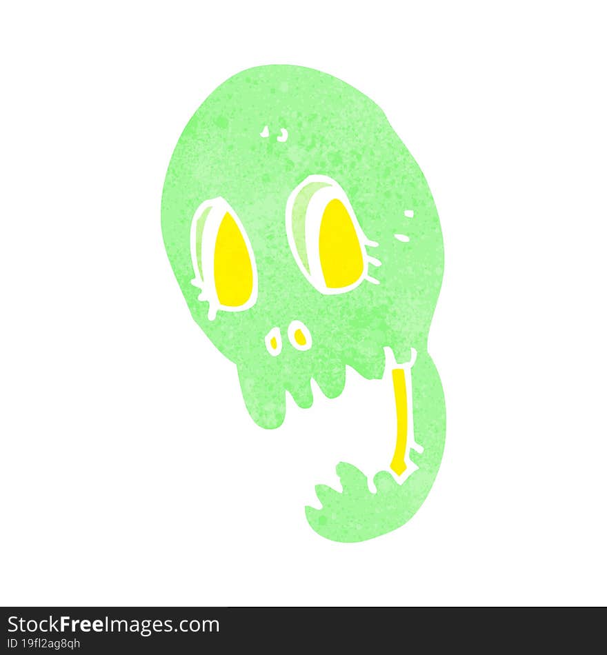 Funny Cartoon Skull