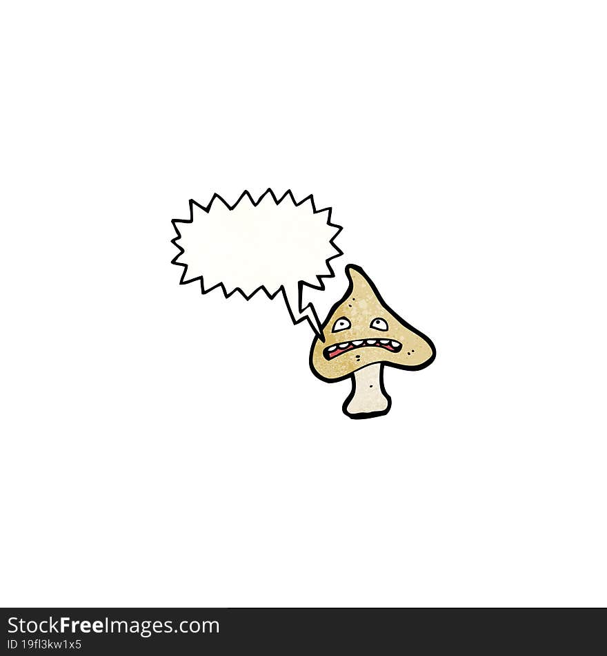 crazy magic mushroom cartoon