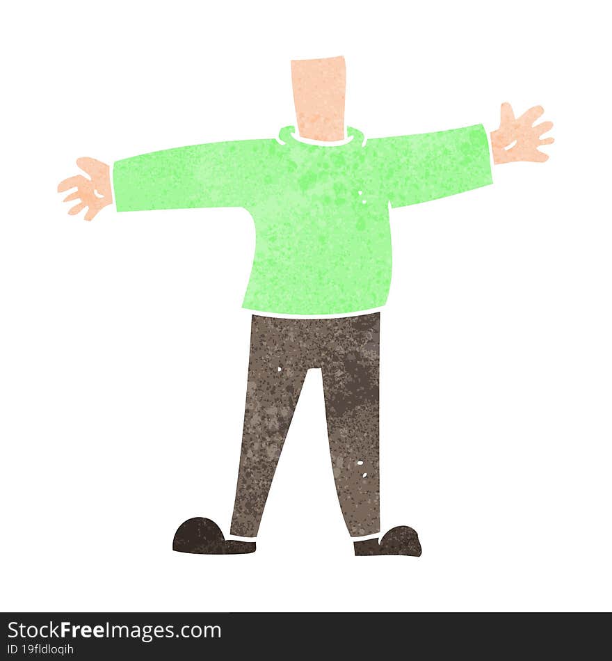 Cartoon Male Body (mix And Match Cartoons Or Add Own Photo Head