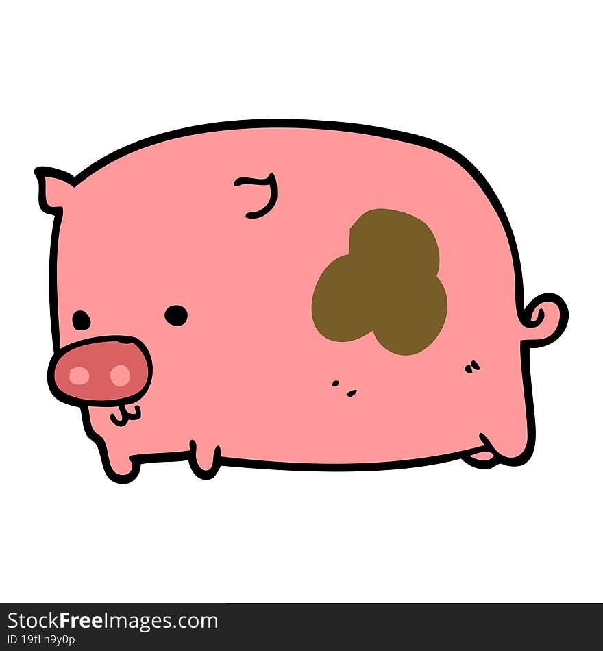 cartoon pig