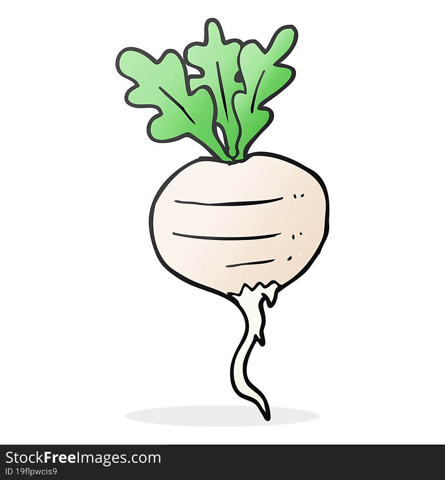 cartoon turnip