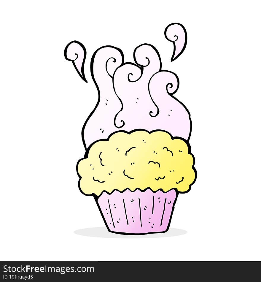 cartoon cupcake