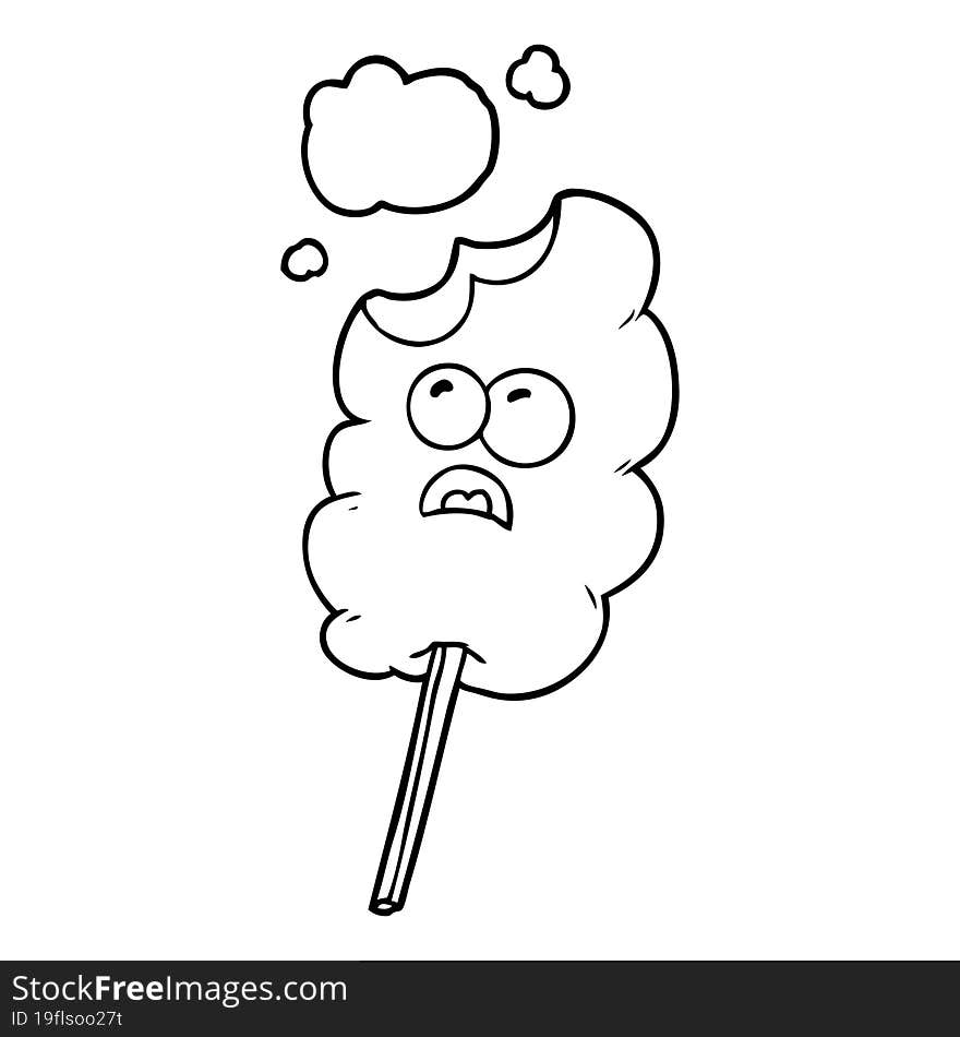 cotton candy cartoon. cotton candy cartoon