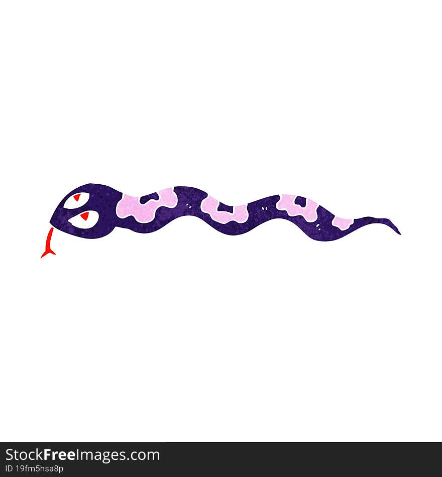 cartoon hissing snake