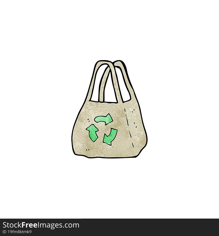 Reusable Bag Cartoon