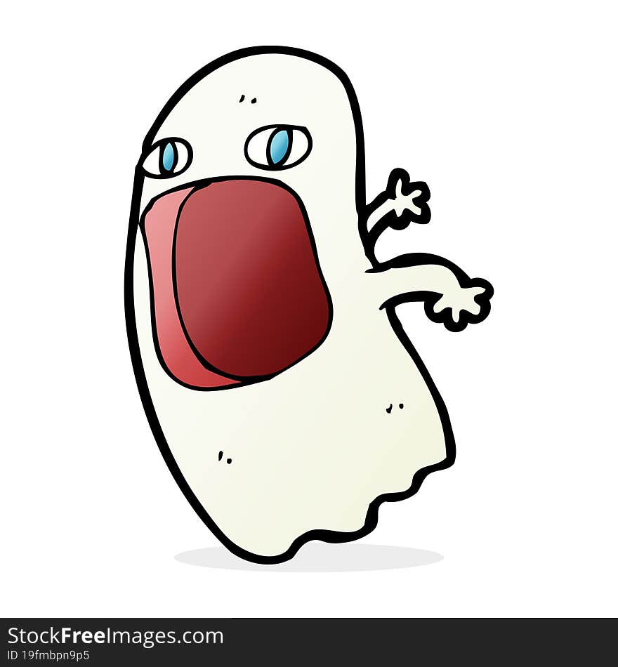 Funny Cartoon Ghost