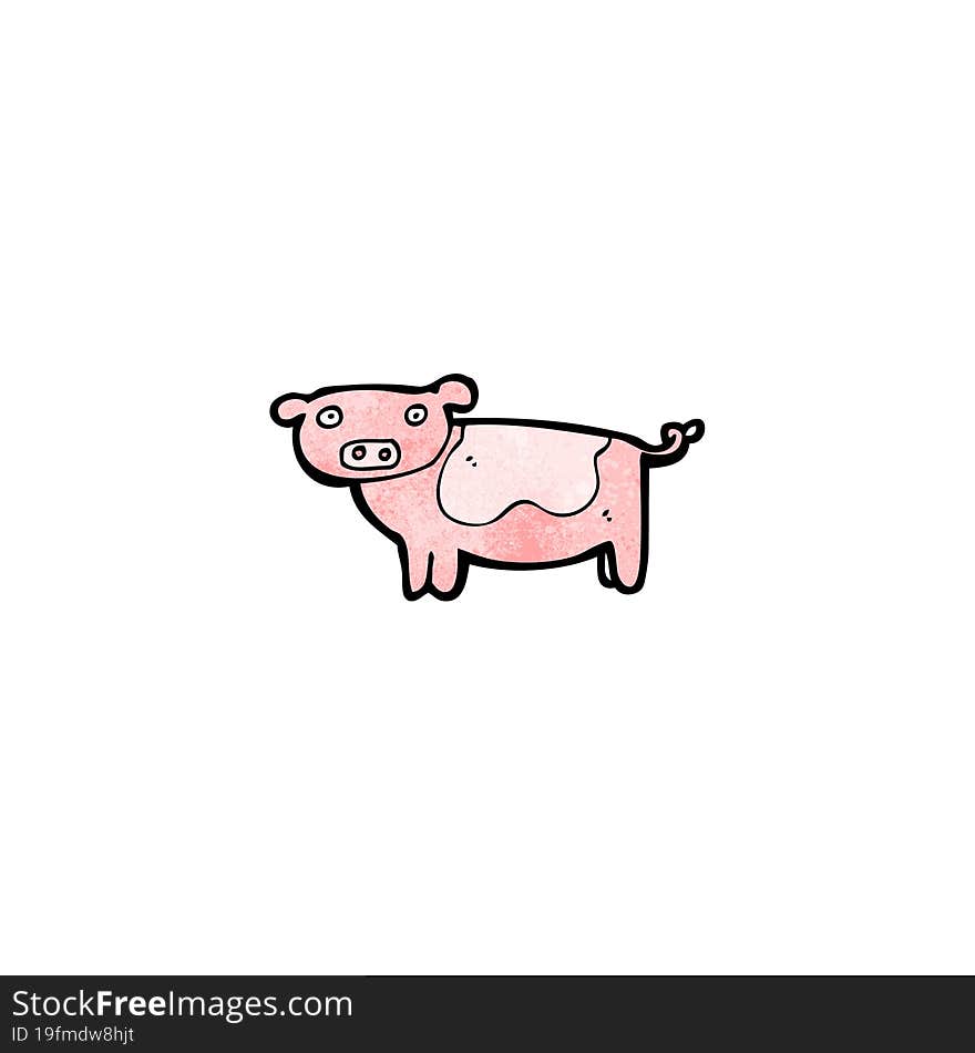 cartoon pig