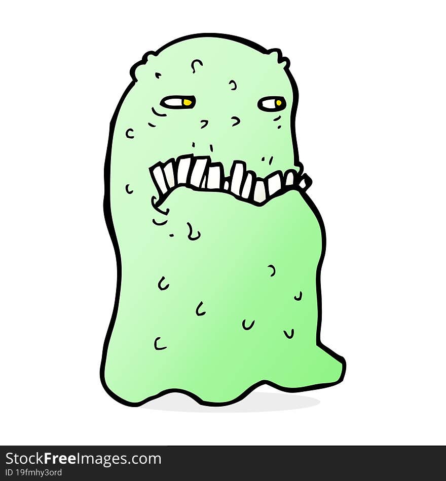 cartoon gross ghost