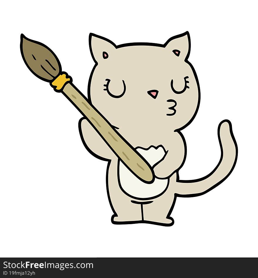 cute cartoon cat