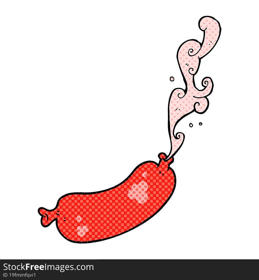 Cartoon Squirting Sausage