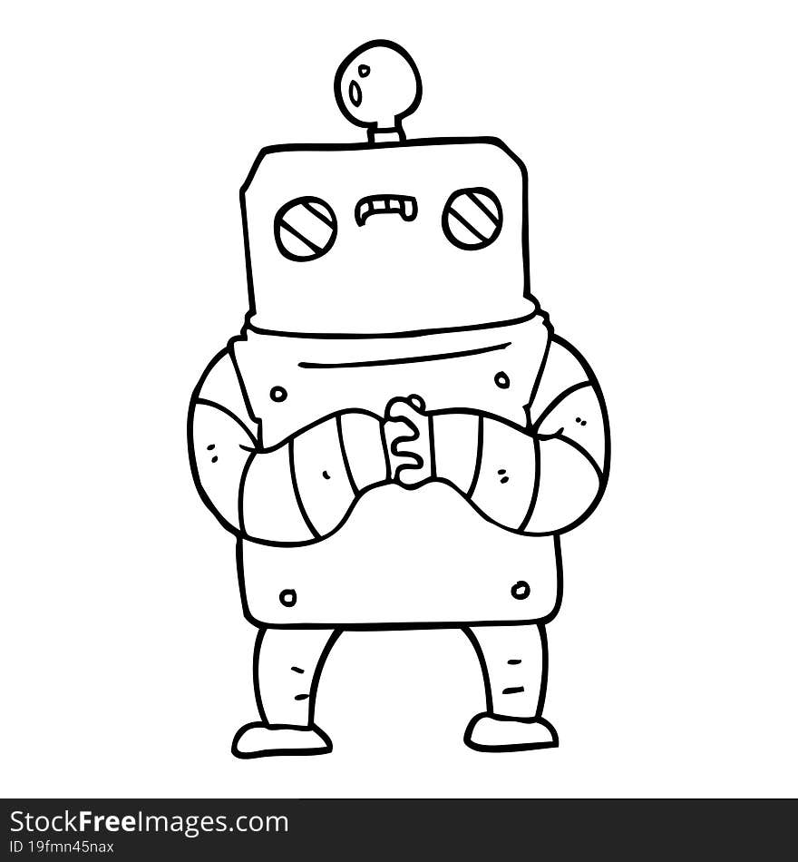 Cartoon Robot