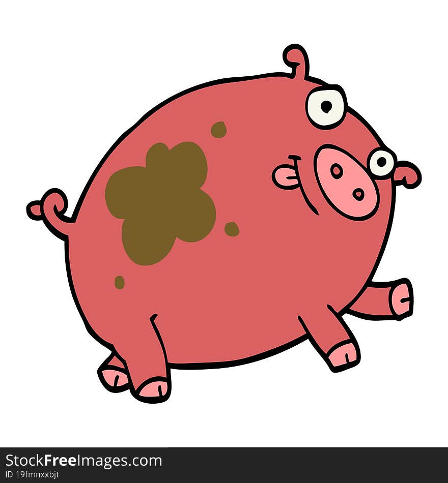 cartoon pig