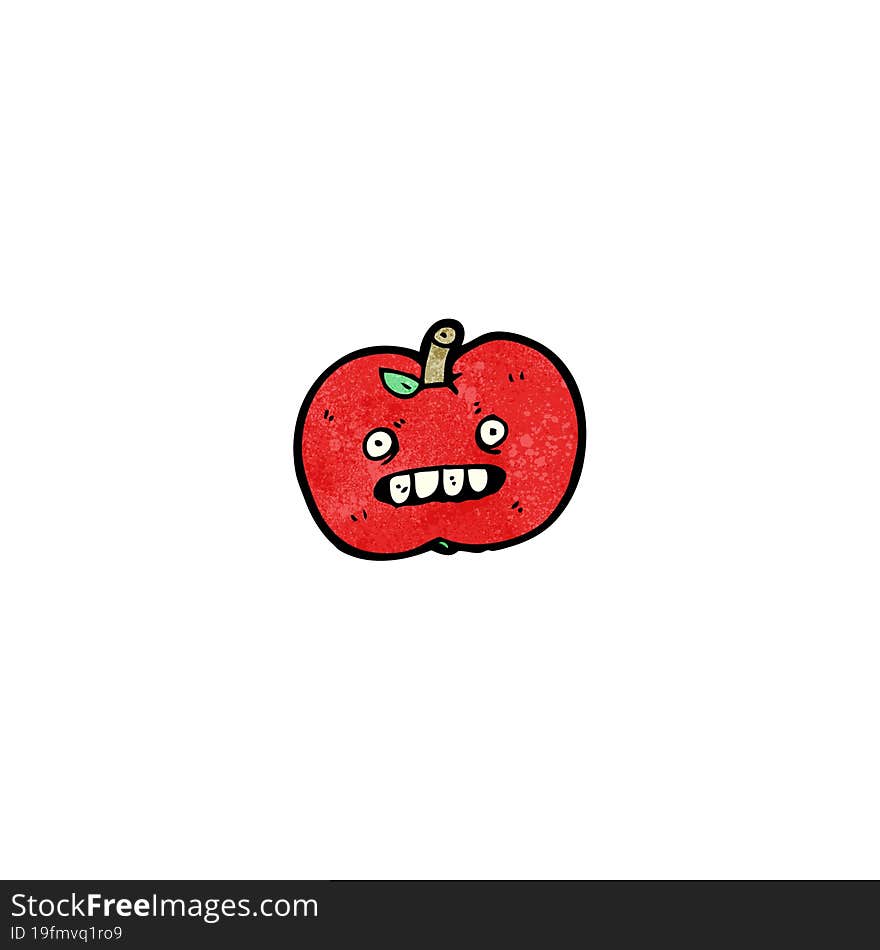 cartoon apple