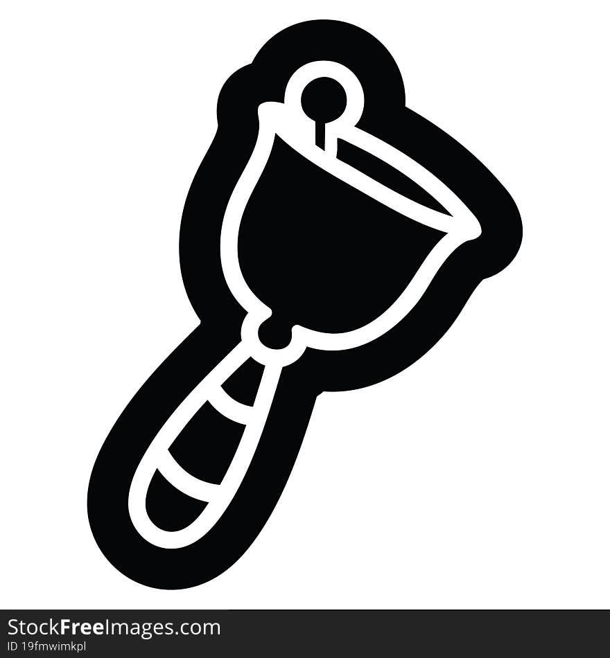 hand bell icon symbol