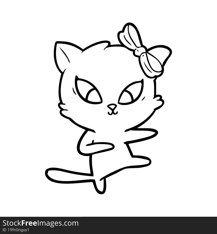 cartoon cat. cartoon cat