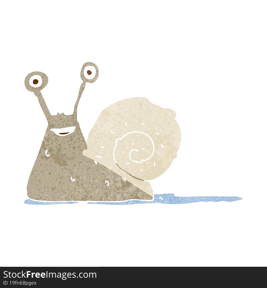 cartoon snail