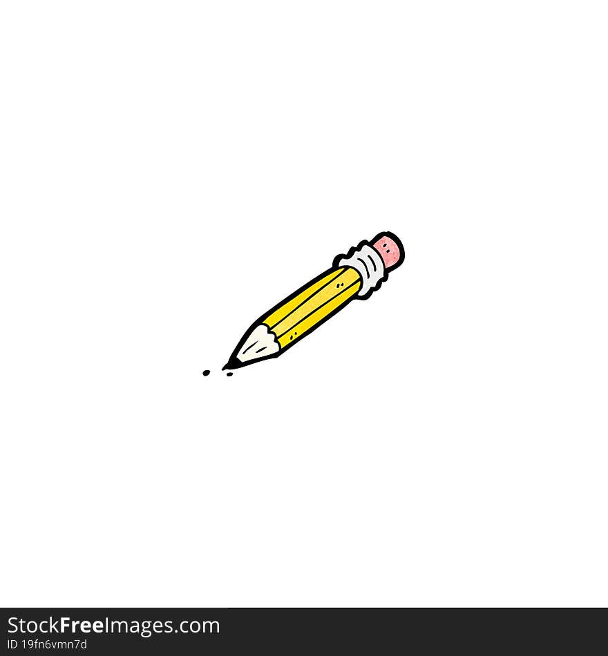 cartoon pencil