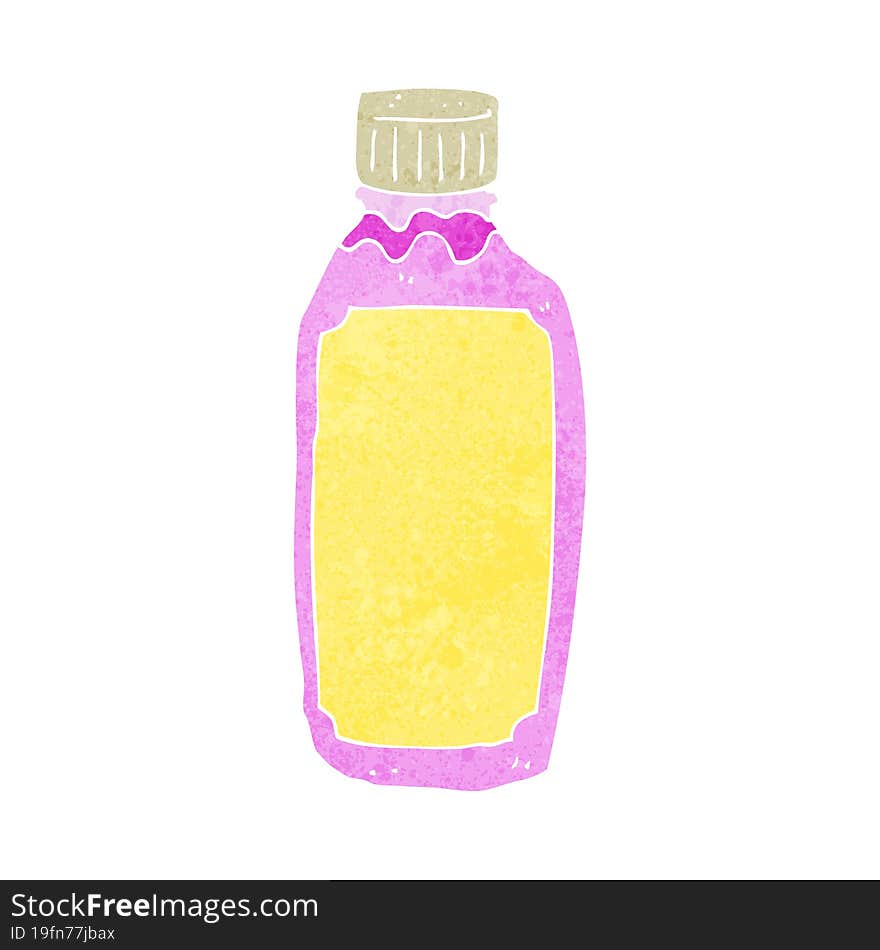 Cartoon Pink Drink Bottle