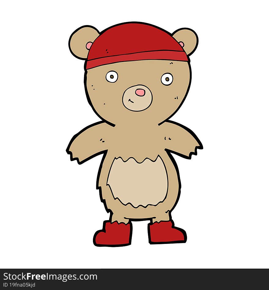 cartoon teddy bear