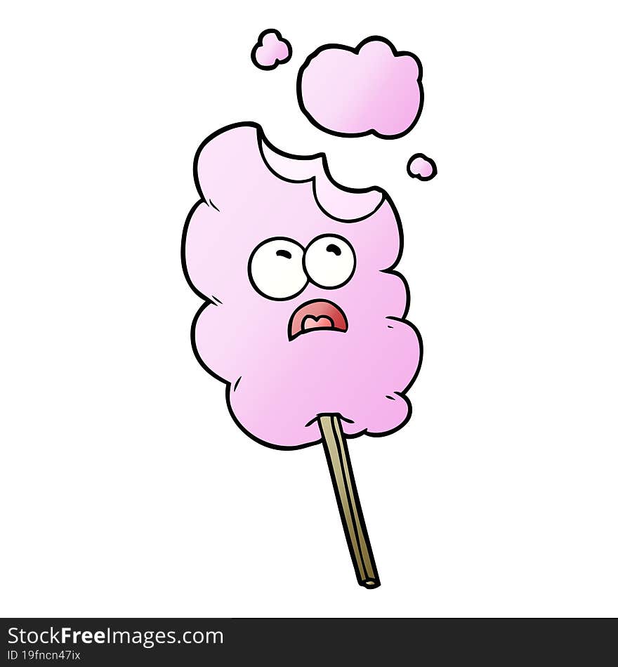 cotton candy cartoon. cotton candy cartoon