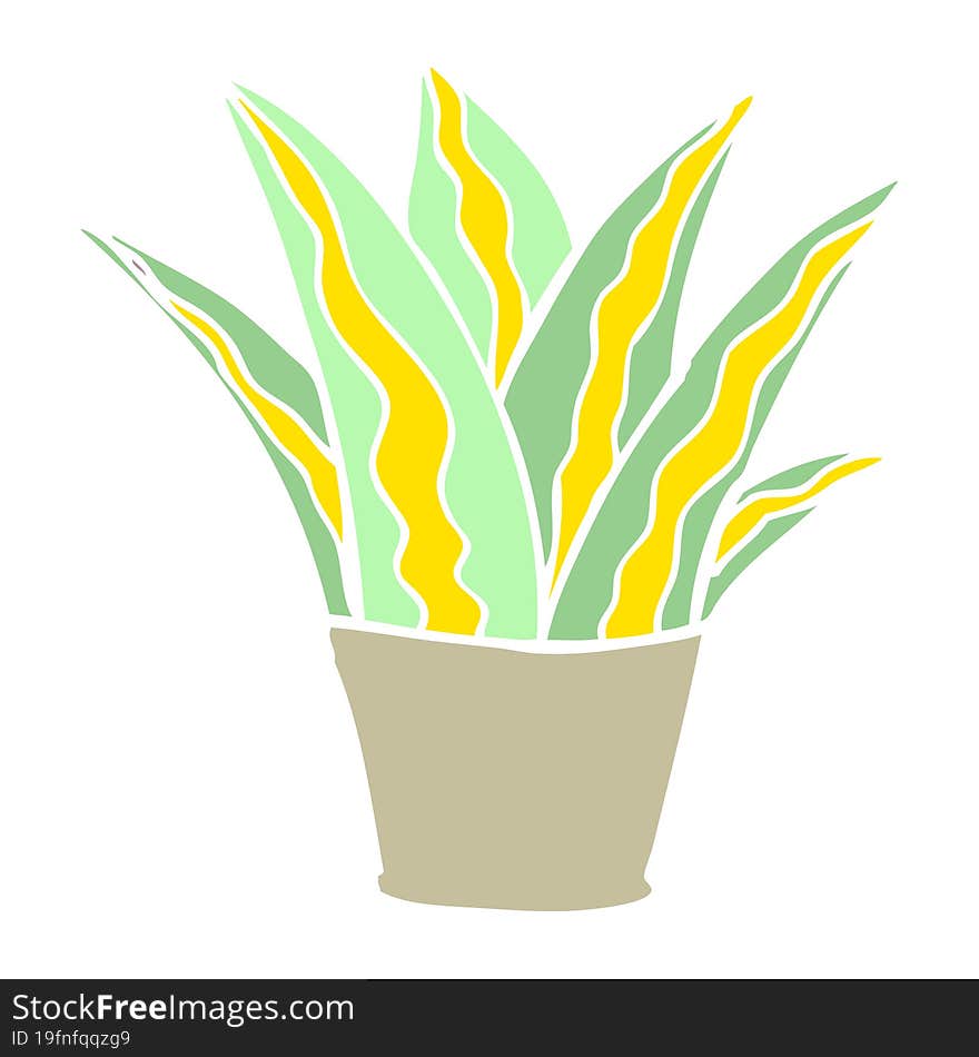 Cartoon Doodle House Plant