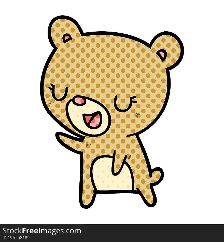 cartoon bear. cartoon bear