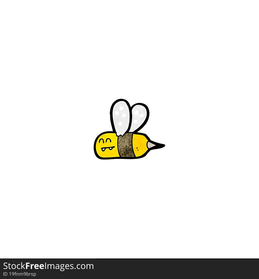 funny cartoon bee