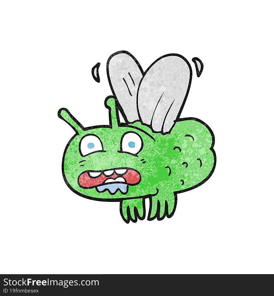 Textured Cartoon Fly