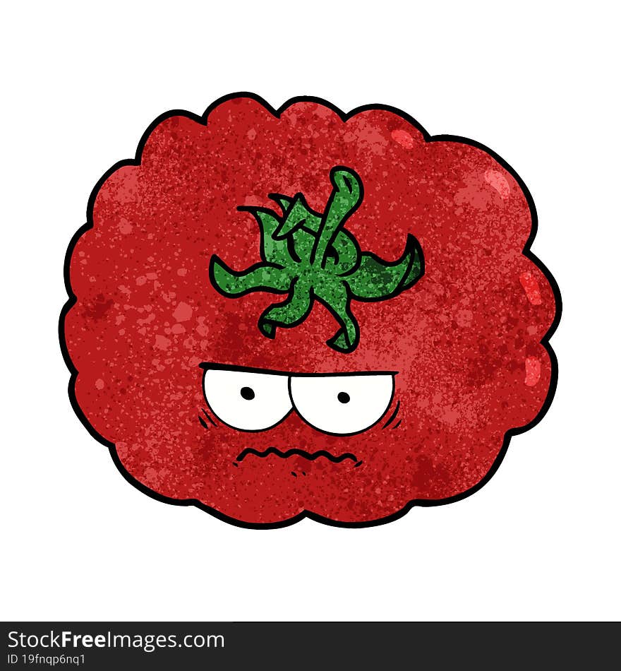 cartoon angry tomato. cartoon angry tomato