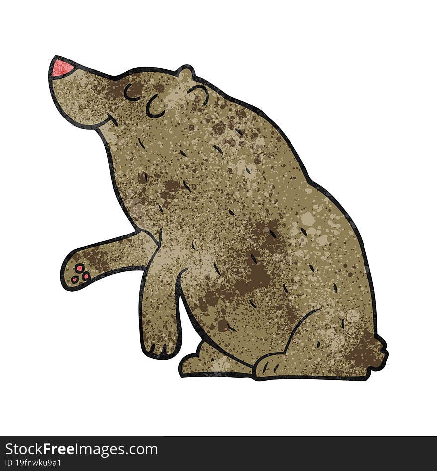 Textured Cartoon Bear