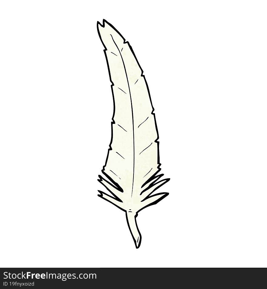 cartoon feather