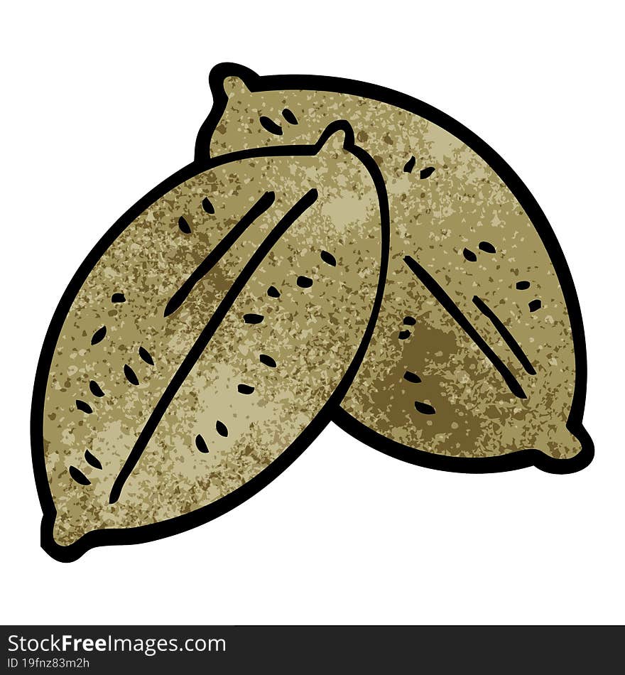 Cartoon Doodle Leaf