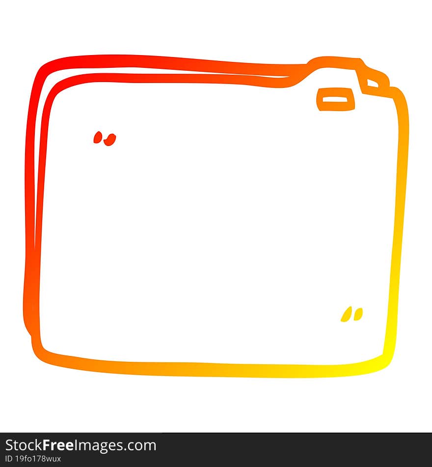 warm gradient line drawing cartoon business documents