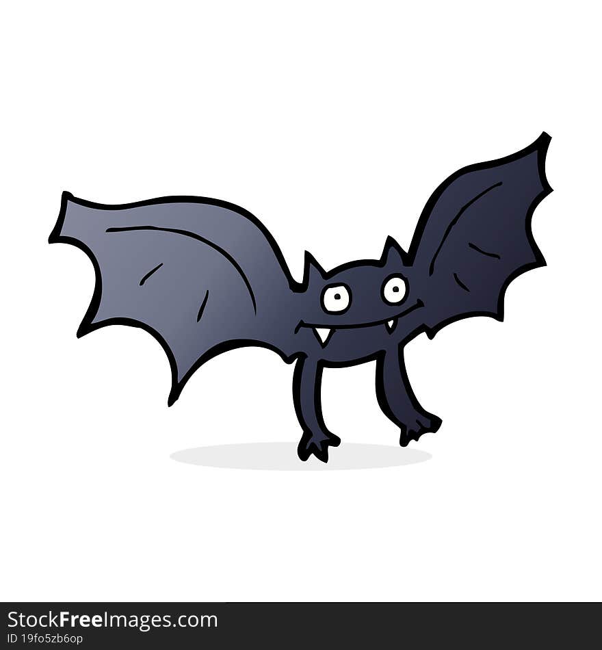 cartoon vampire bat