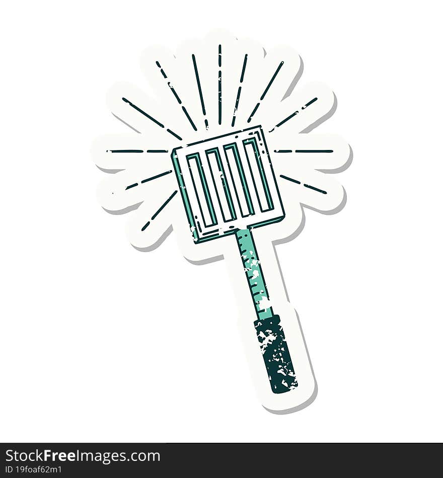 Grunge Sticker Of Tattoo Style Kitchen Spatula