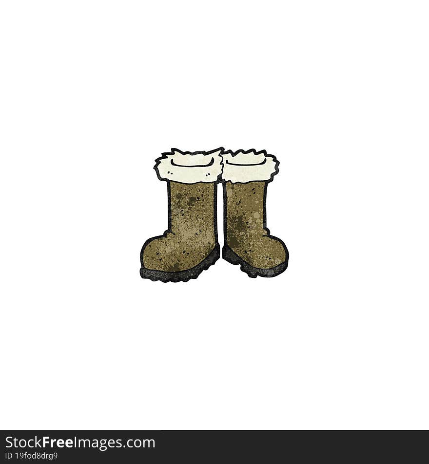 cartoon winter boots