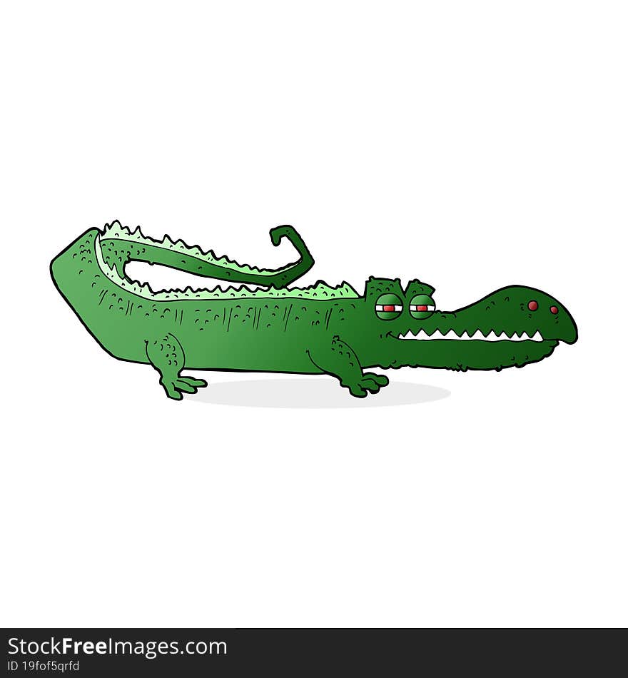 cartoon crocodile