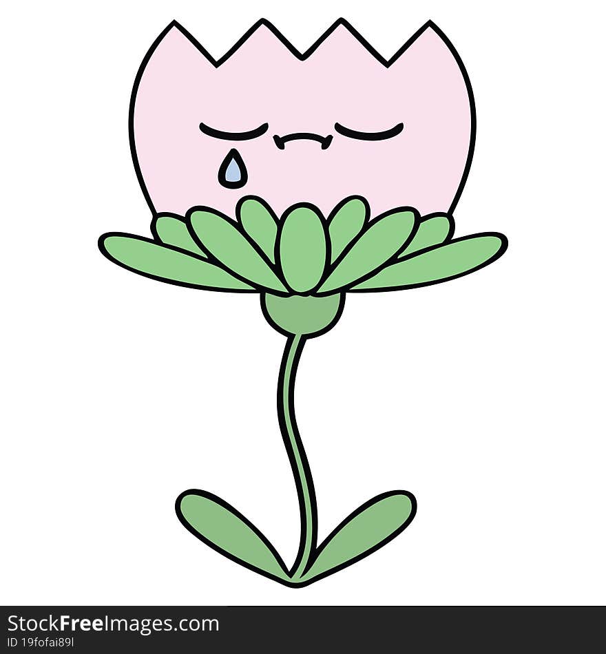 cute cartoon flower