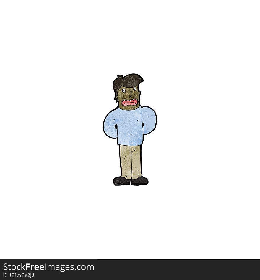 Cartoon Man Talking