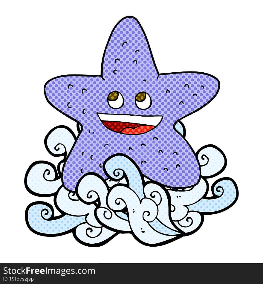 cartoon starfish