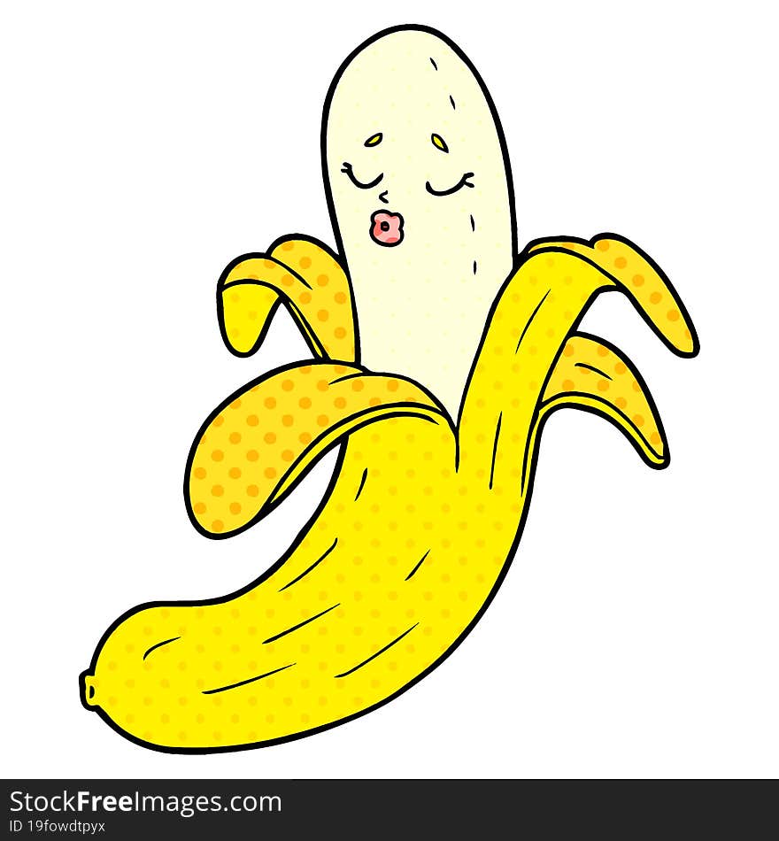 cartoon best quality organic banana. cartoon best quality organic banana