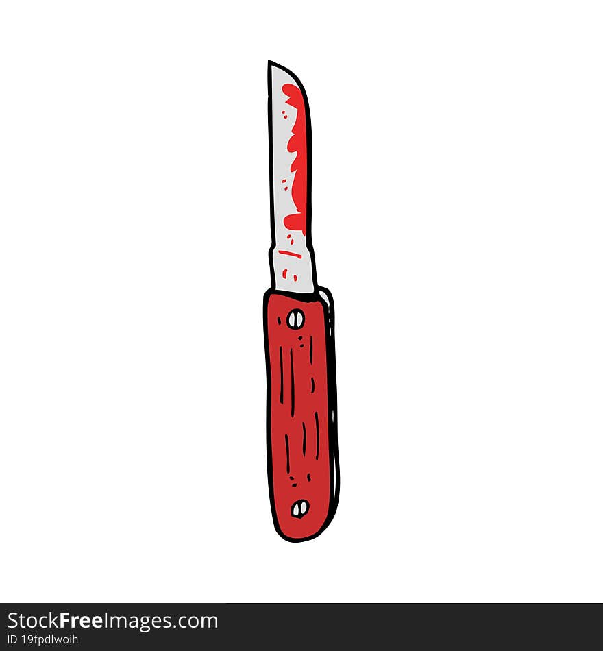 cartoon folding knife