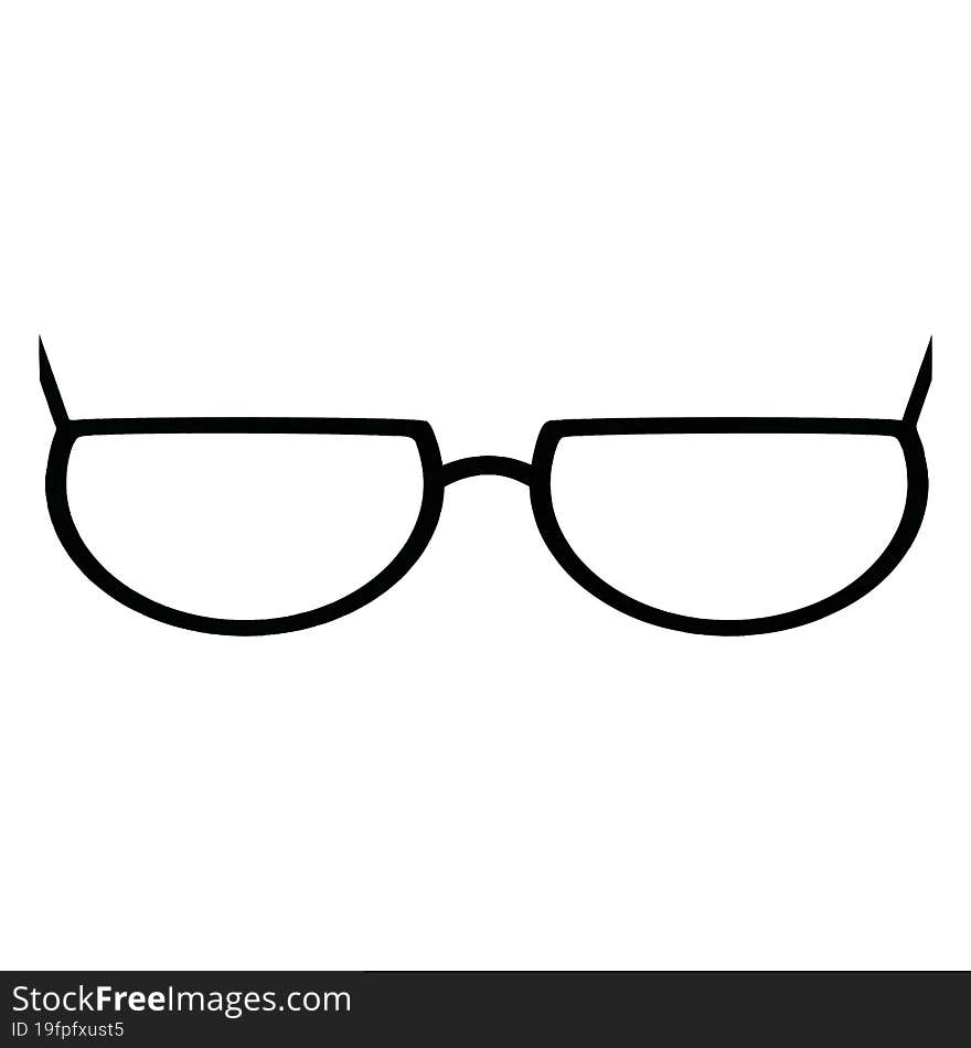 spectacles graphic vector illustration Icon. spectacles graphic vector illustration Icon