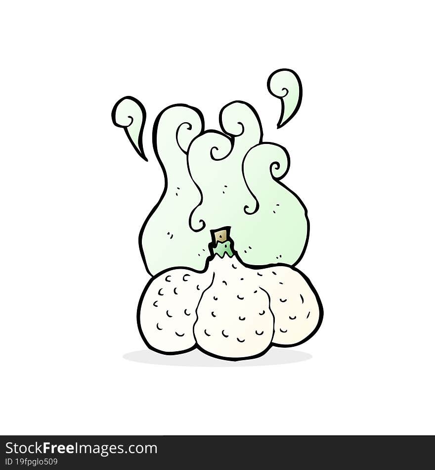 cartoon garlic