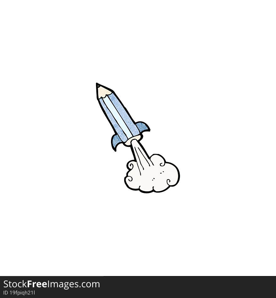 cartoon rocket