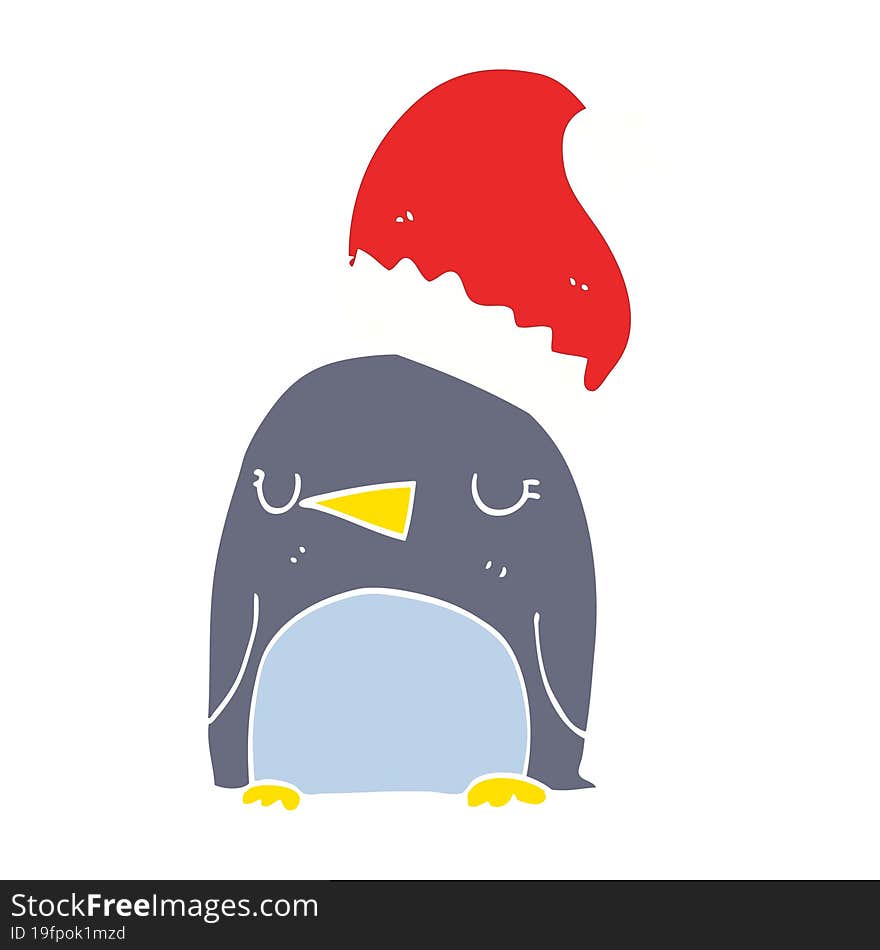 cute christmas penguin