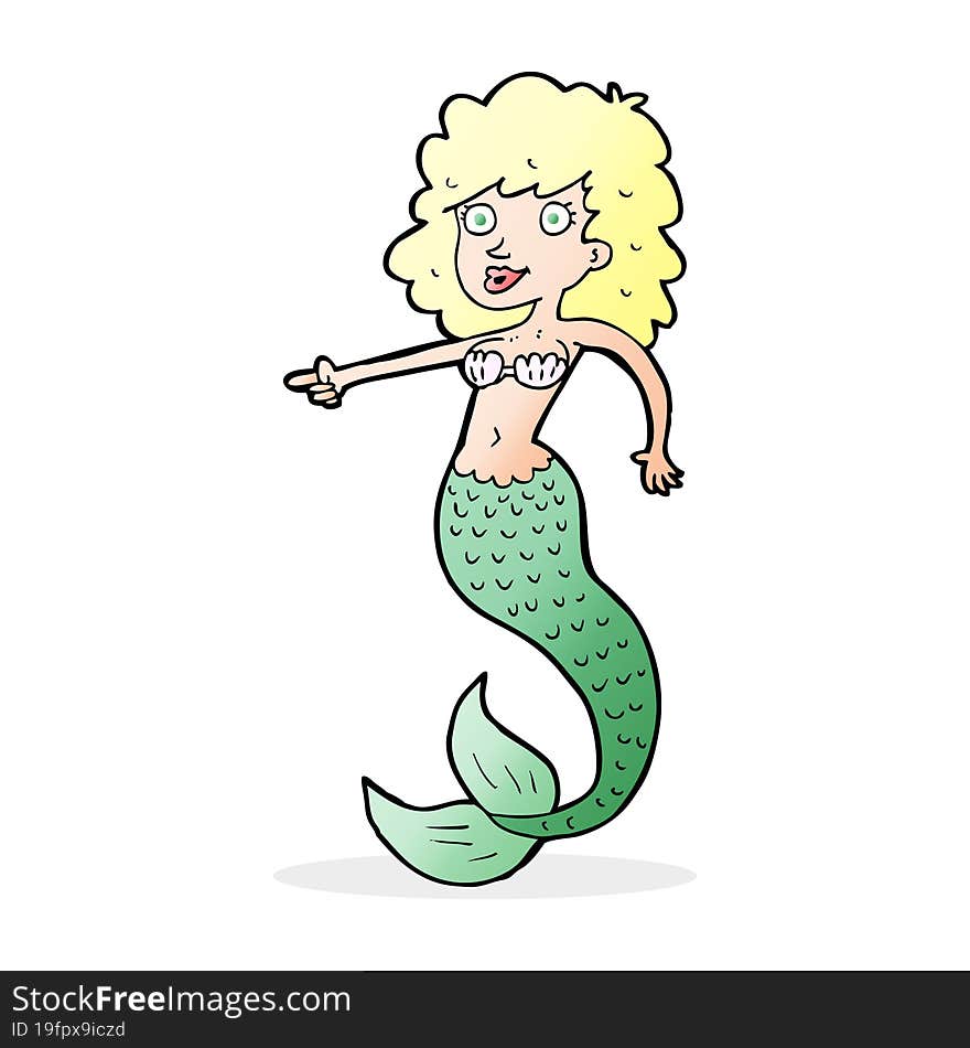 Cartoon Mermaid