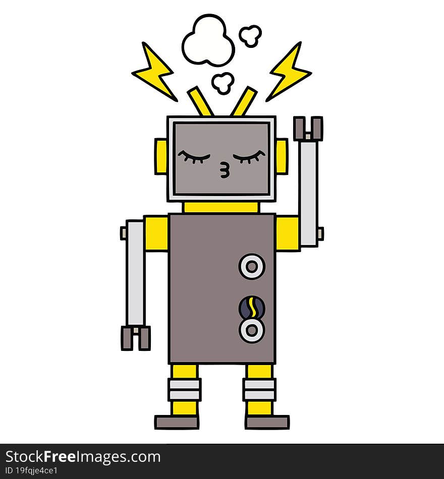 Cute Cartoon Robot