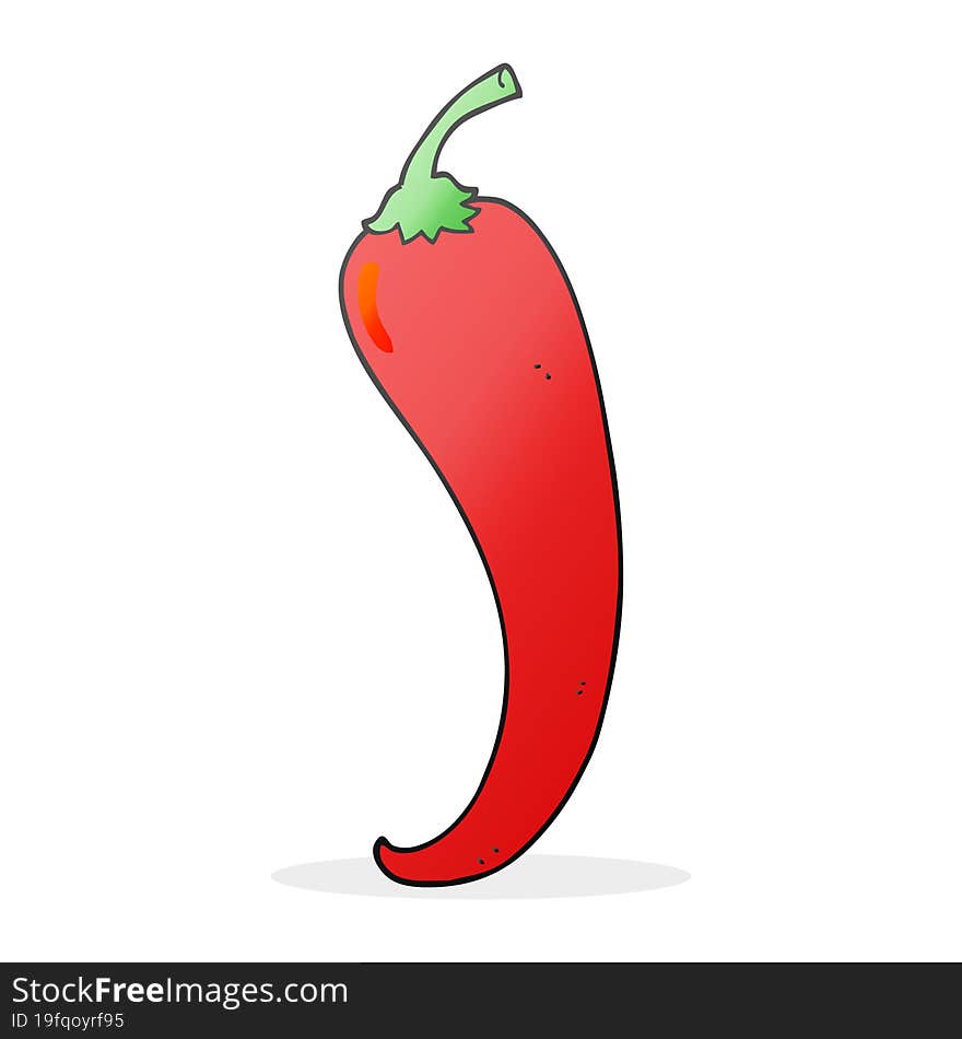 Cartoon Chilli Pepper